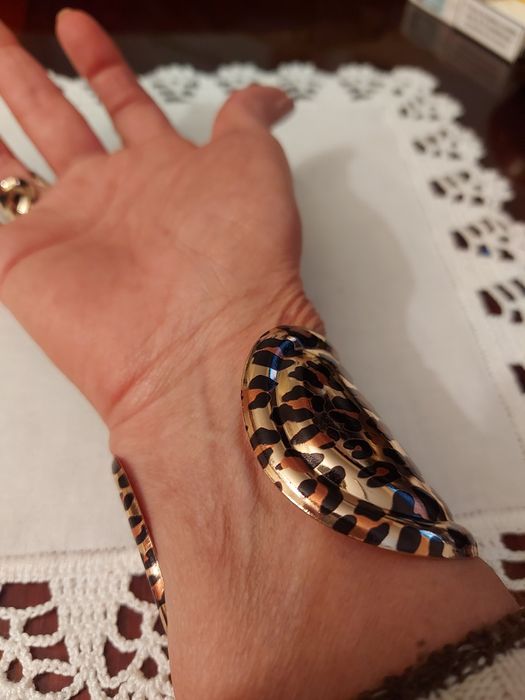 Pulseira + Anel Tigresa - Ajustáveis.