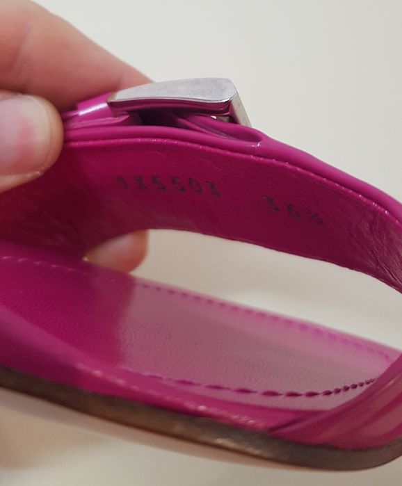 Мюли сабо Prada натуральная кожа номерные сандалии шлепанцы