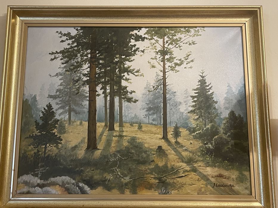 Sześć obrazów cztery pory roku w Polsce Laudańska