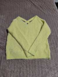 Żółty sweterek Sinsay S