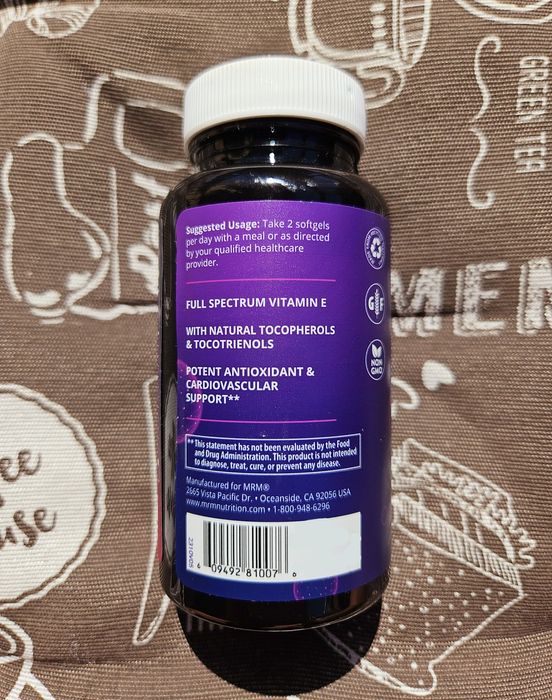 MRM Nutrition комплекс з вітаміном Е витамин Е complete E 60 капсул