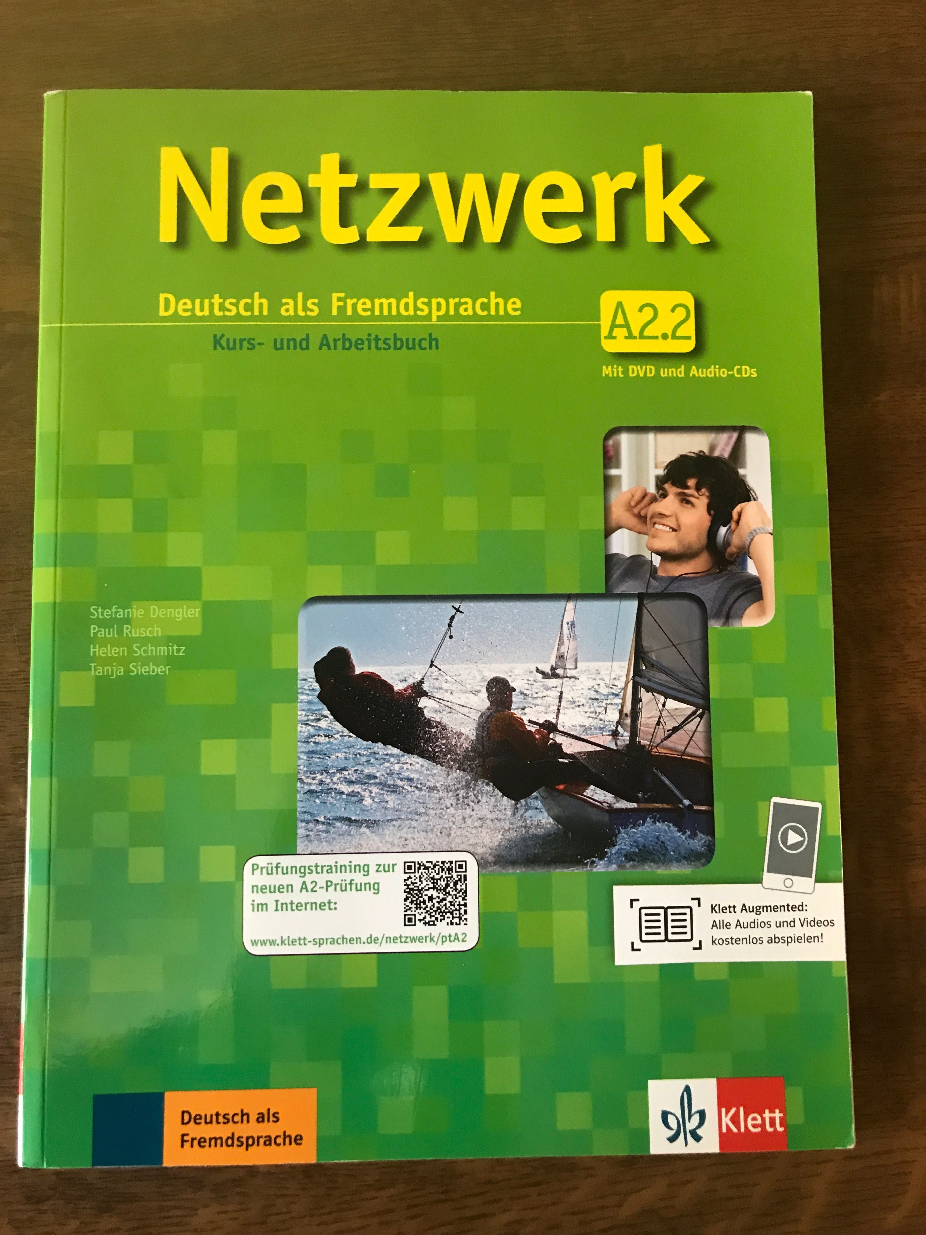 Учебник немецкого языка Netzwerk A2.2 с рабочей тетрадью