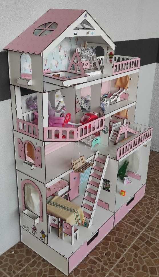 Ляльковий будиночок "Великий Особняк для LOL/OMG/Барбі"