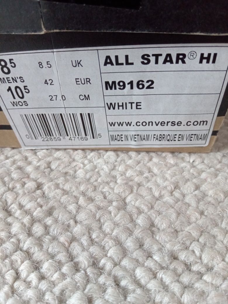 Buty trampki Converse All Star Hi 42 27 cm