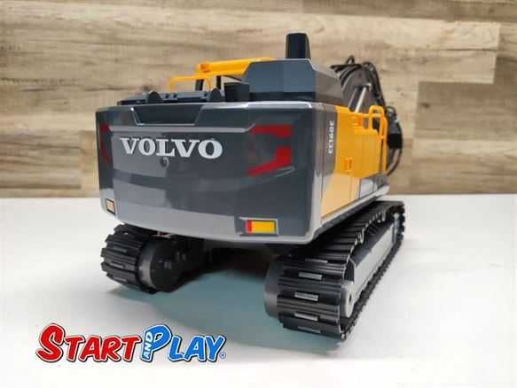 Escavadora giratória Volvo EC160E 1/16  2x baterias com balde metálico