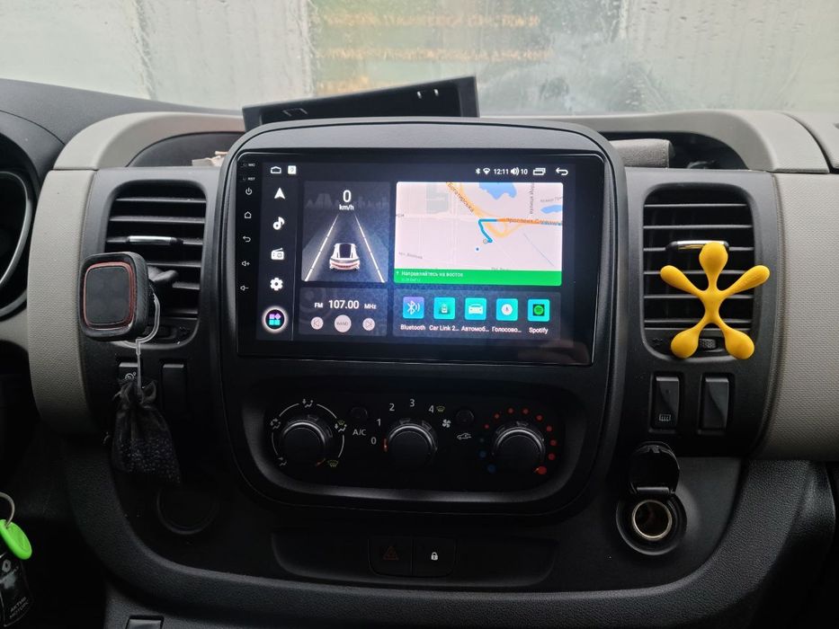 Магнитола Renault Trafic, Opel Vivaro , Nissan CarPlay+4G sim 8 ядер A