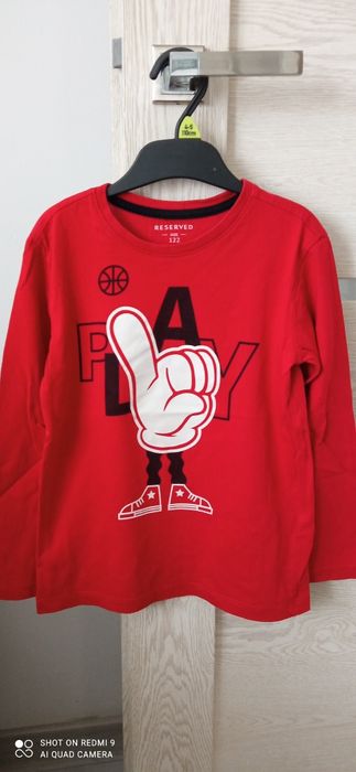 Koszulki z długim rękawem 122/128 Rebel, Reserved