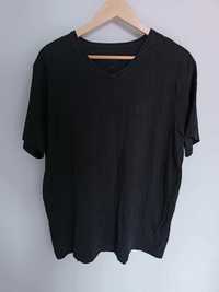 Męski t-shirt/koszulka typu V-neck Hugo Boss - czarny, rozmiar XL
