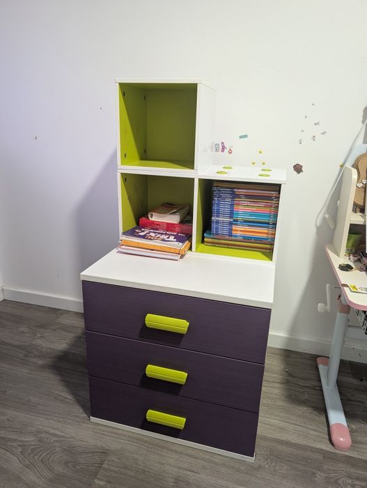 Conjunto de móveis criança (o não só?) - cama, cómodo, gavetas