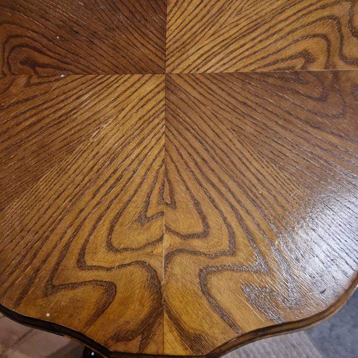 Stolik okrągły kawowy vintage prl