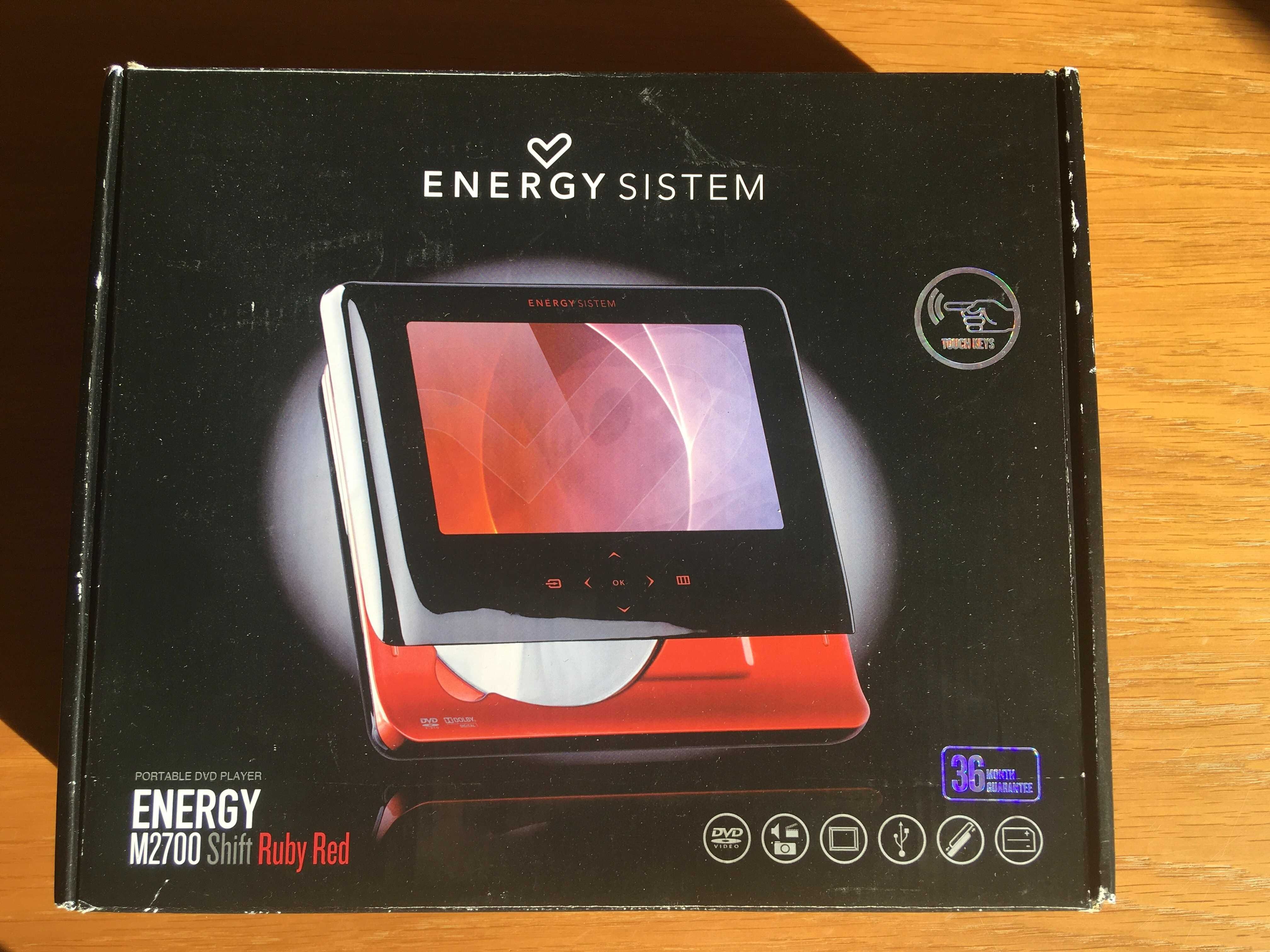 DVD player portátil | Energy system M2700 Shift Ruby Red