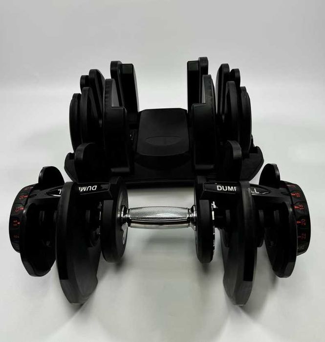 гантели регулируемые до 40 кг гантеля с подставкой 17 уровней нагрузки