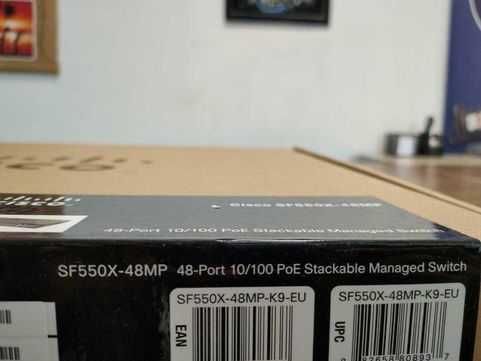 Комутатор Cisco SB SF550X-48MP-K9-EU