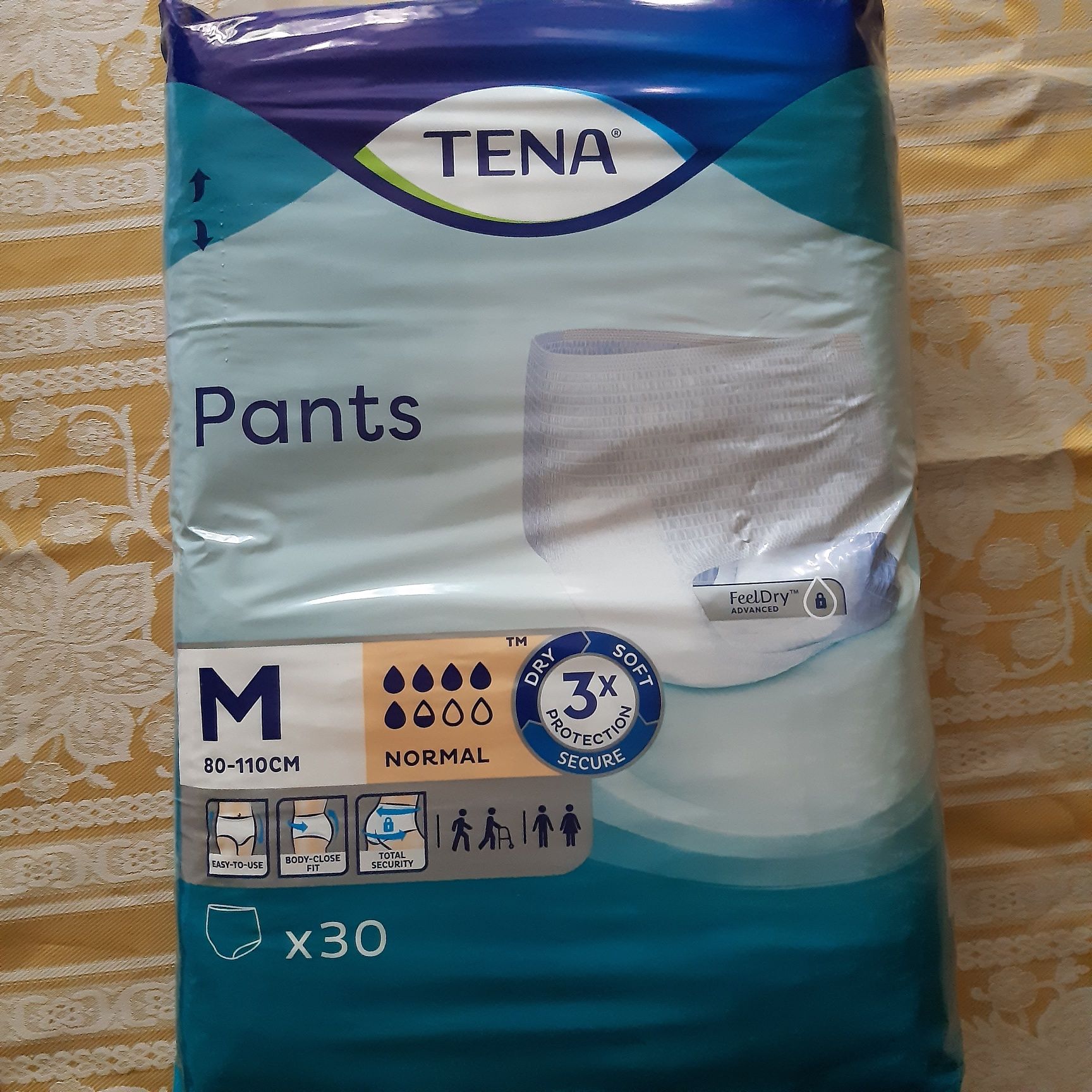 Подгузники- трусы Tena Pants normal M /80-110см/ 30шт.