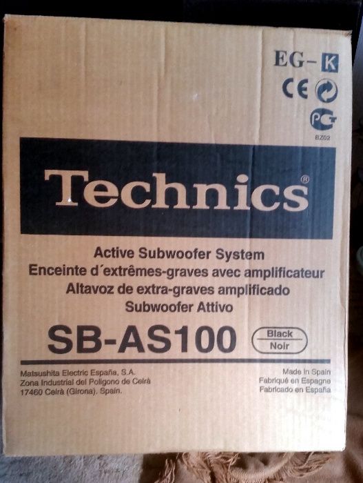 subwoofer Technics SB-AS100 karton