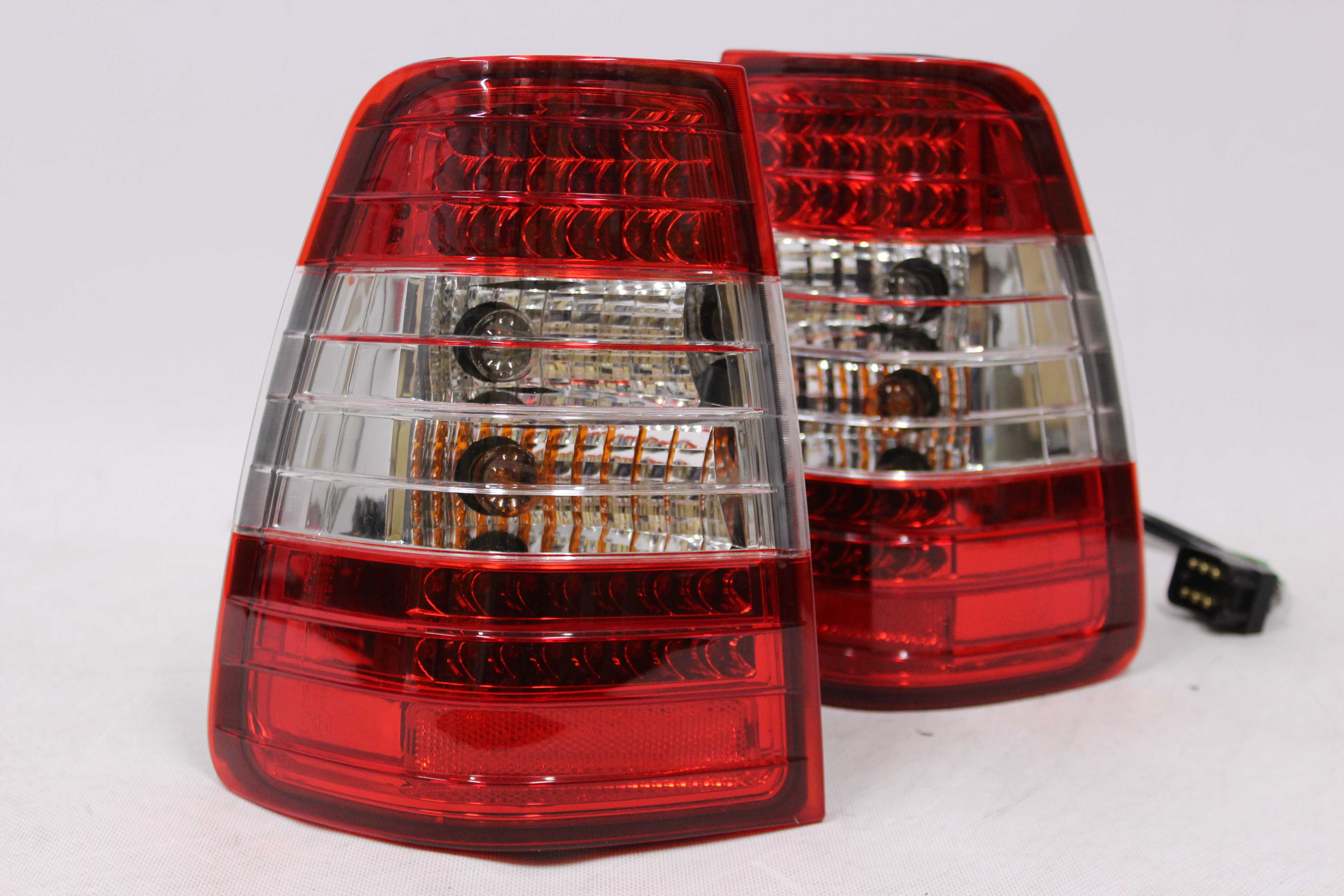 Lampy światła tył tylne MERCEDES W124 KOMBI 85-95 Led Tuning RED IGŁA