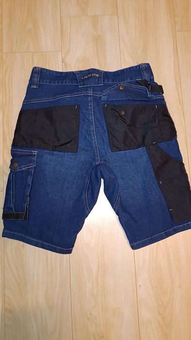 LAHTI PRO Spodnie robocze jeansowe nowe roz. M 340g/m2 krótkie