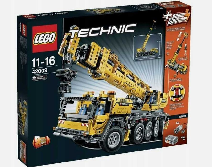 LEGO Technic - żuraw MK II 42009- zmodyfikowany w pełni funkcjonalny