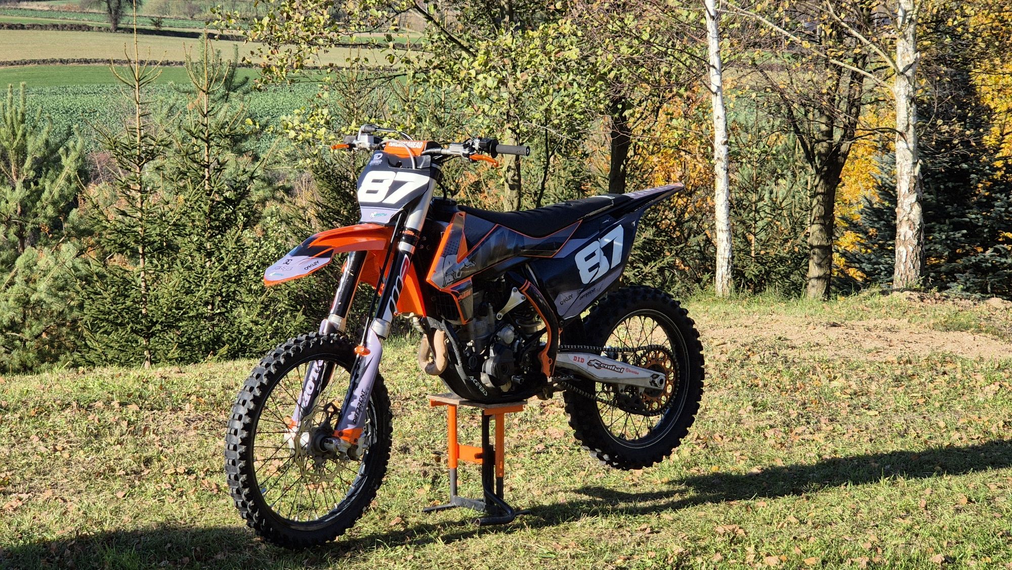 Ktm Sxf 250, 2017, rozrusznik,mapy