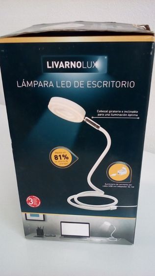 Candeeiros Led, c/ cabo USB p/ portátil!-Cabeça giratória e reclinável