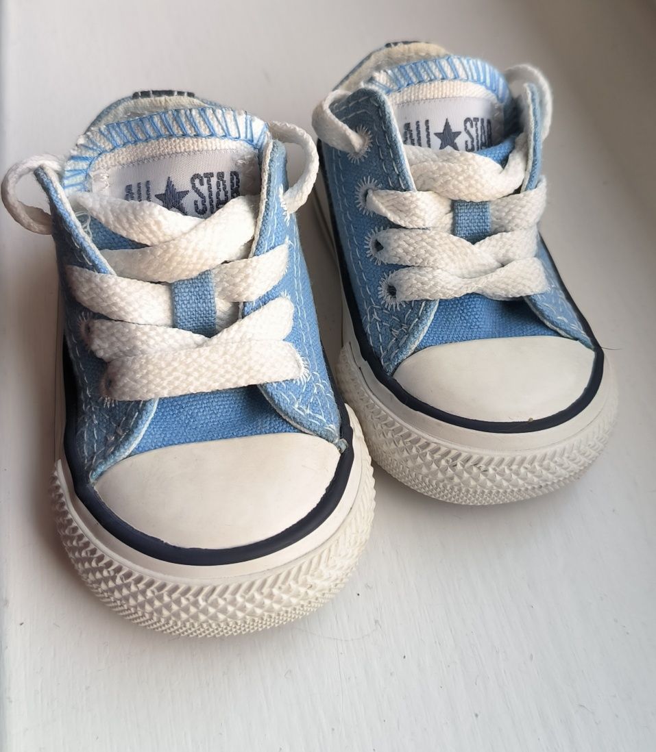 Converse All Star błękitne wkładka 10,5cm według mnie stan idealny 18