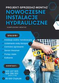 Usługi hydrauliczne i ogrzewania, montaż, projekt, serwis Viessmann