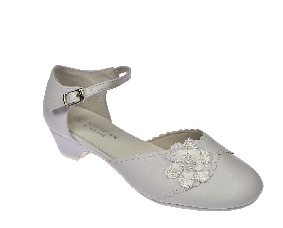 Buty do komunii balerinki białe komunijne Kom 50/23 rozm. 32