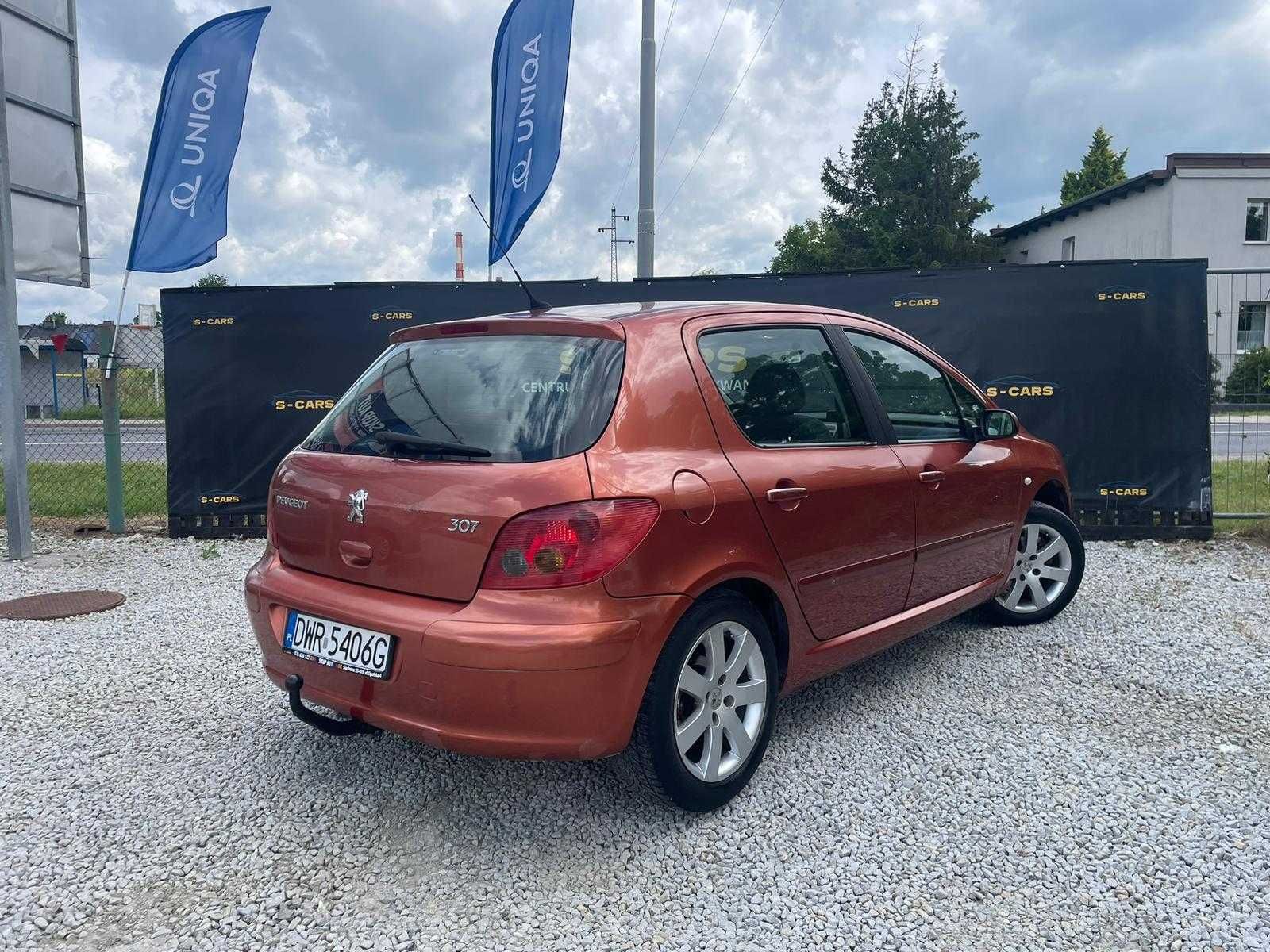Peugeot 307 1.6 b + LPG • KLIMATYZACJA • HAK • EKONOMICZNE • Zamiana