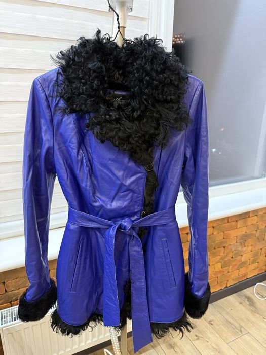 Продам дубленку кожану на овчині