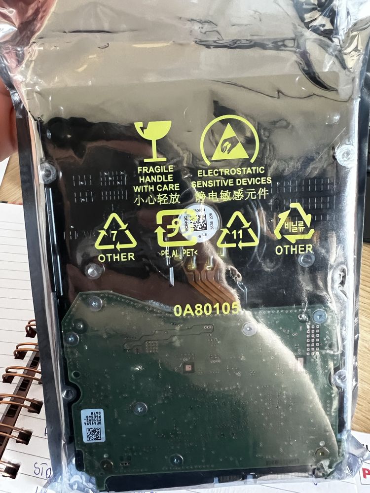 Dysk hdd 12tb, nowy, oryginalnie zapakowany