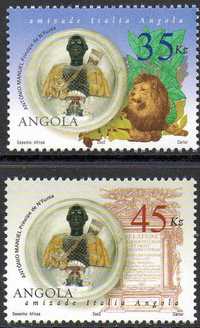 Selos Angola 2002 -Série Completa Nova MNH Nº1703/1704