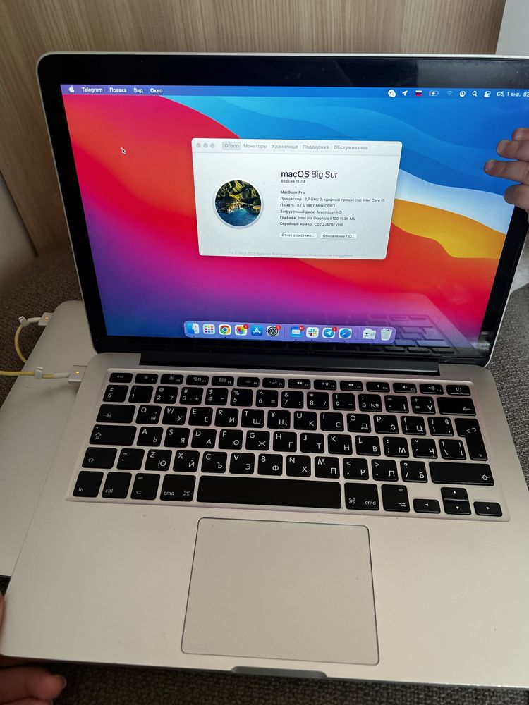 MacBook Pro A1502 8Gb i5
