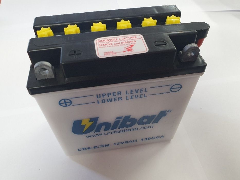 Akumulator Unibat CB9-B YB9-B 12N9-4B-1 9Ah 130A 12V NOWY