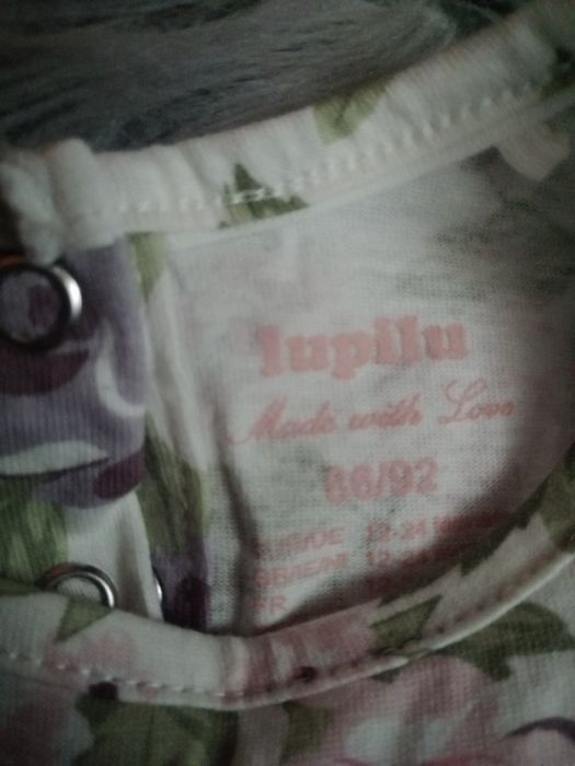 Sukienka Lupilu z koronką 86-92 nowa