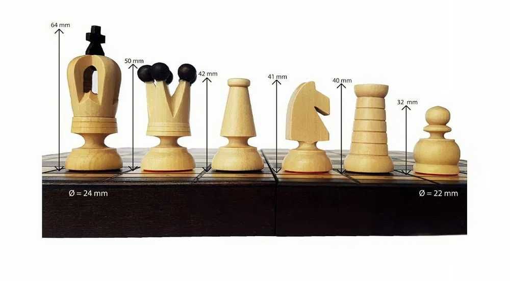 ++Szachy. Drewniane, nowe, 32 cm x 32 #szachy #gry