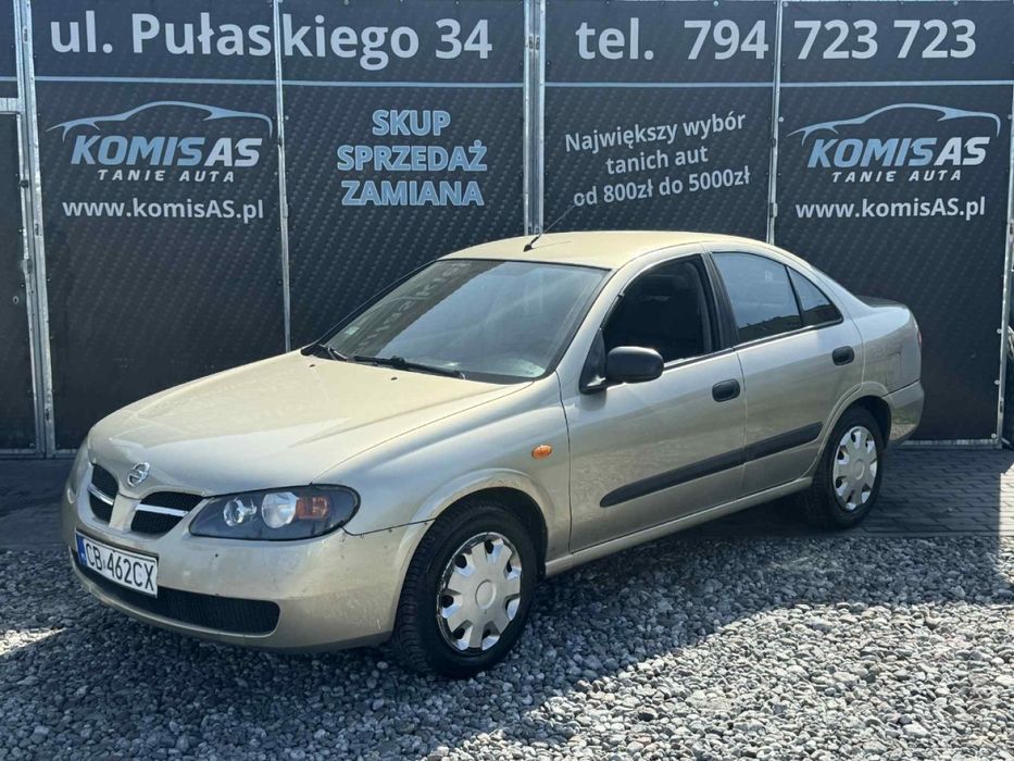 Nissan Almera 1.8 benzyna * Klimatyzacja * PRZEGLĄD do 8.2026