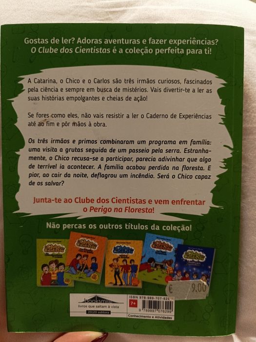 O clube dos cientistas "O perigo na Floresta" e "O impostor" de Maria