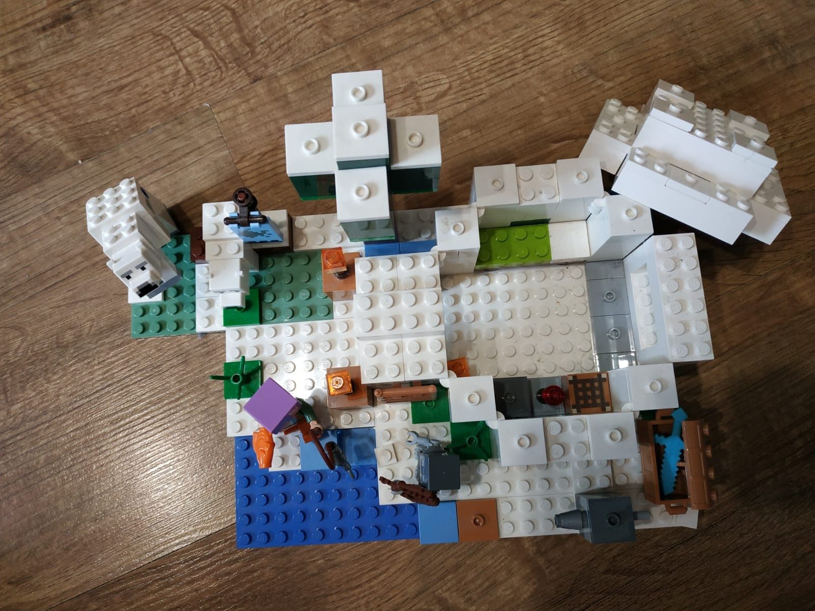 LEGO Minecraft 21142 Igloo niedźwiedzia polarnego