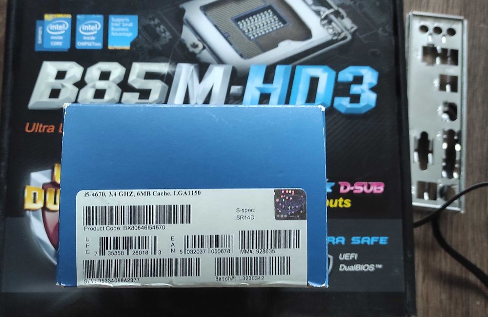 Комплект і5-4670 (плата, процесор, пам'ять)