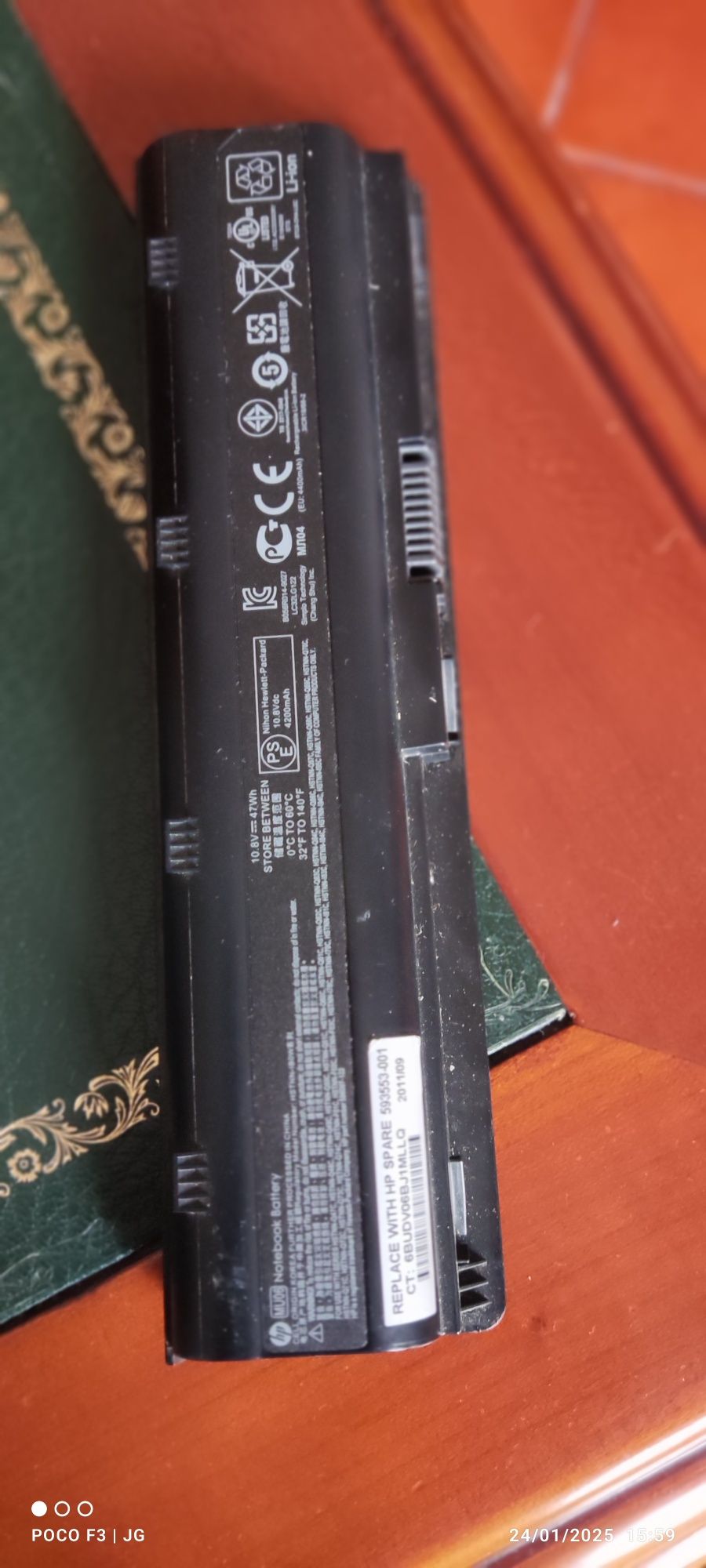 Bateria para portátil Toshiba e HP