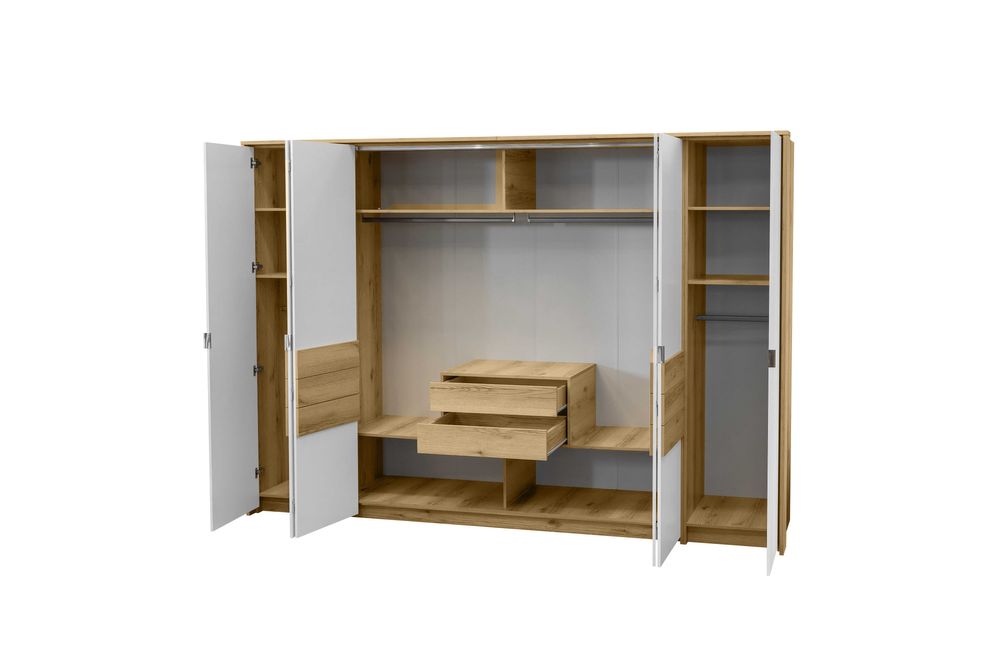 Duża szafa Panama 309x217x65 (drzwi harmonijkowe)