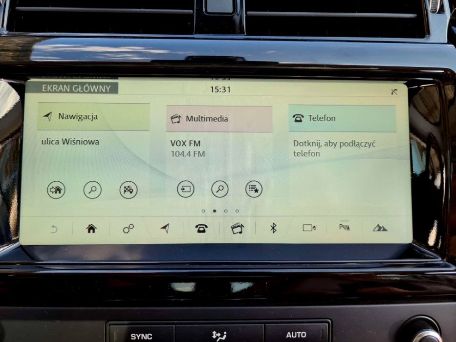 RANGE ROVER zmiana regionu z USA na Europę polskie menu mapa radio