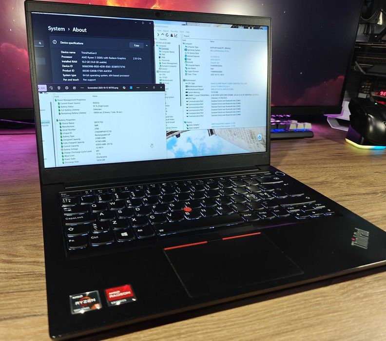 Ноутбук Lenovo Thinkpad e14 gen 3 (ryzen 5 5500u 16gb/256gb)