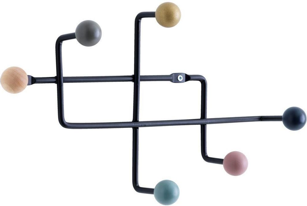 Jysk Wieszak Gamby 6 Kolor Kołkiczarny