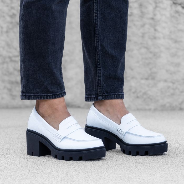 Mocassin de senhora branco