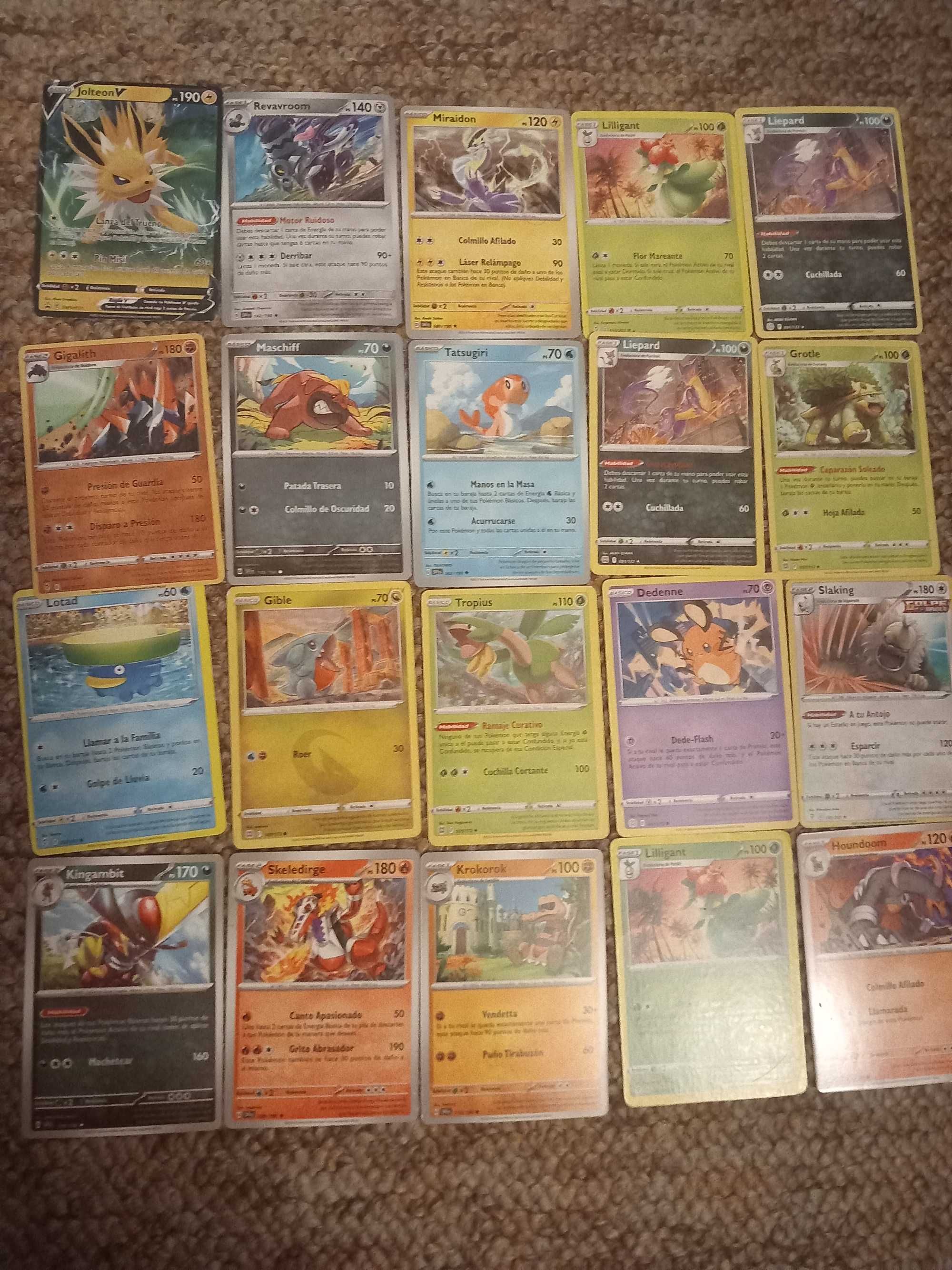 Cartas de pokemon