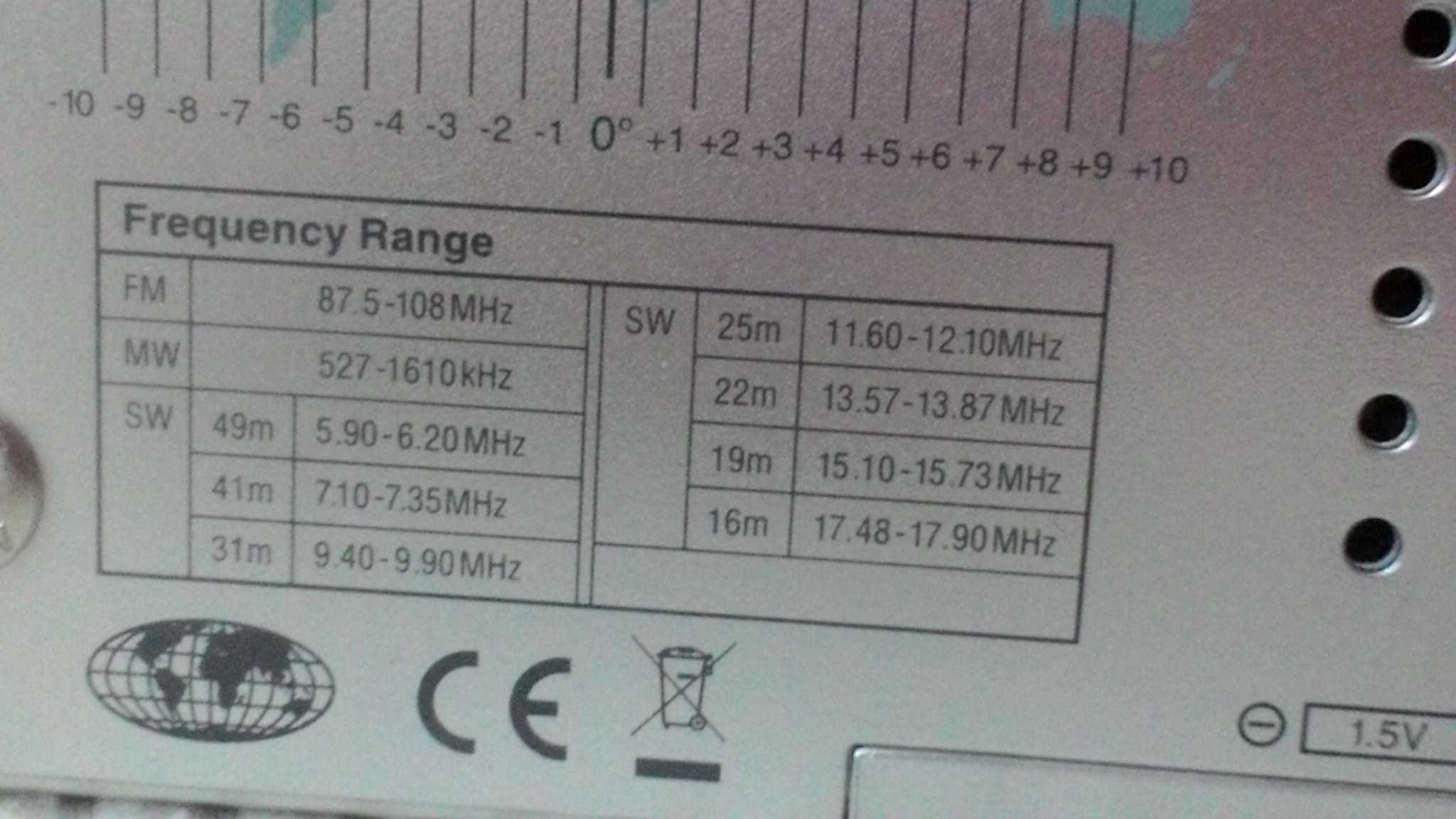 PLL World Service 9 Band Travelling Lite 2 Roberts R-9968
