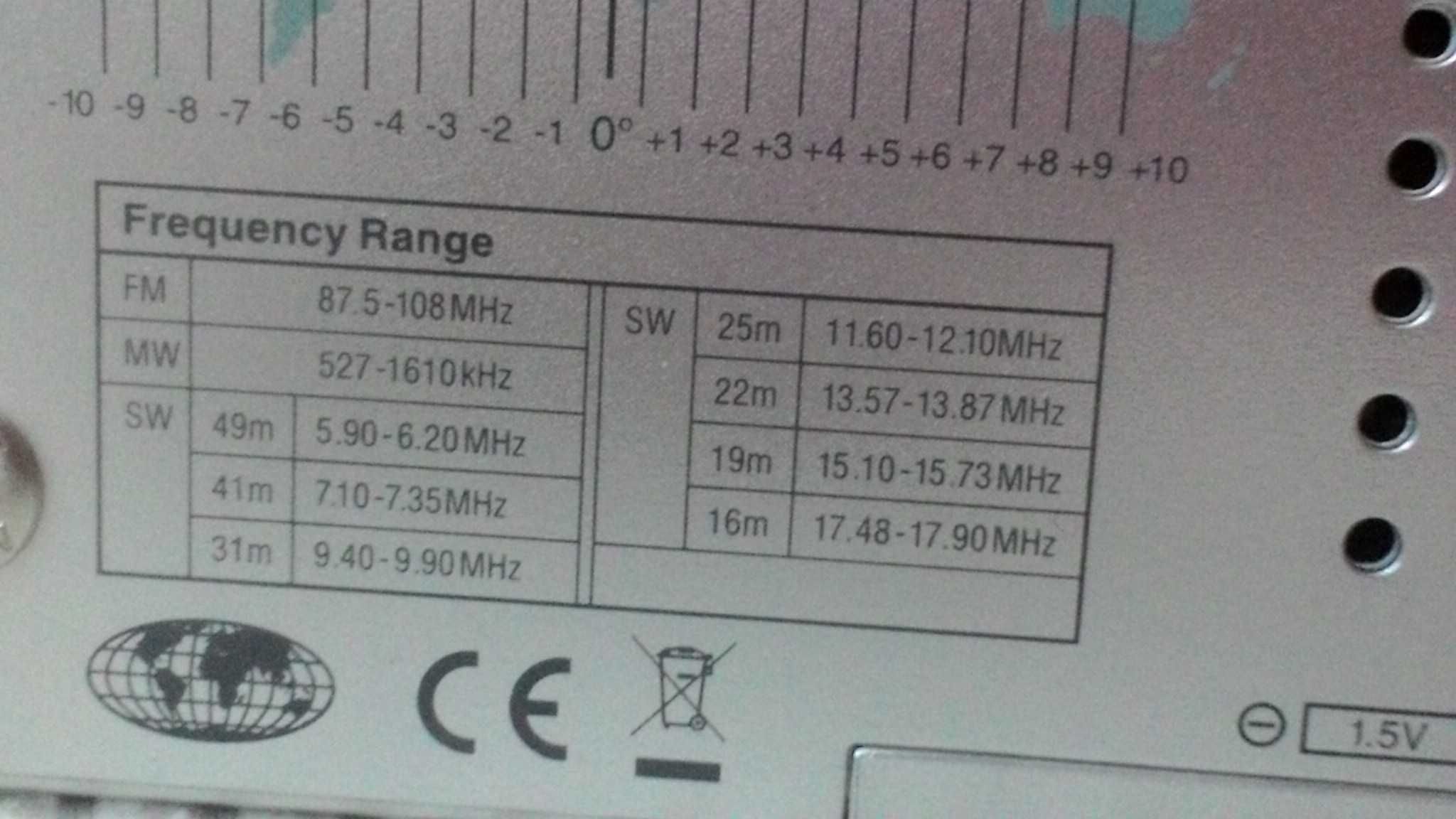 Radio ROBERTS R9968 travelling 9-Band World Travel