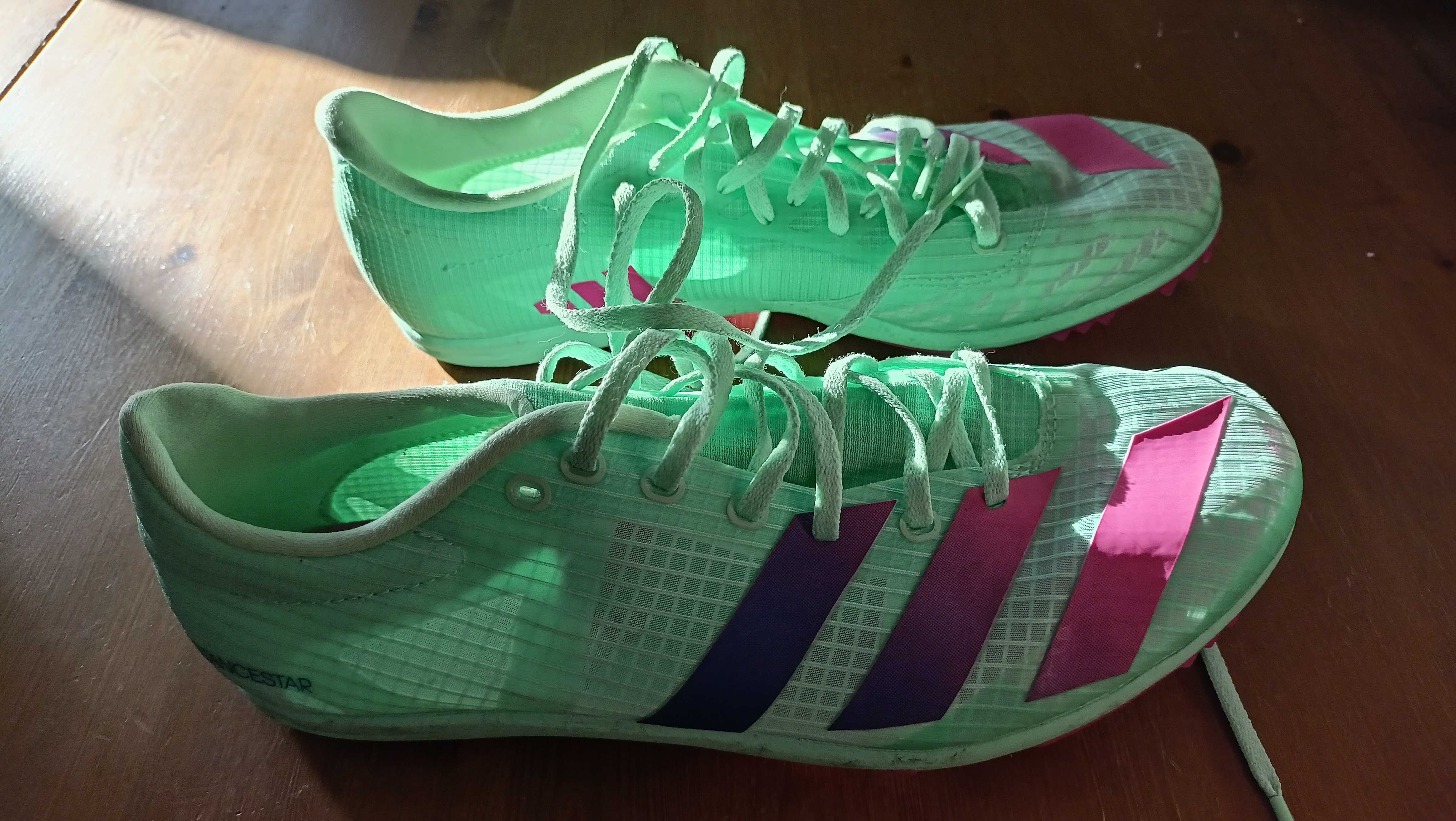 Buty lekkoatletyczne kolce adidas distancestar stan super unisex