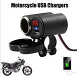 Ładowarka USB 12 V do motocykla z wyłącznikiem gniazdo do zapalniczki